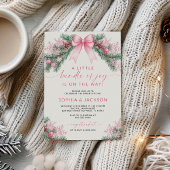 Een kleine bundel van Joy Baby shower Invitation Kaart