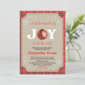 Een kleine bundel van Joy Baby shower Kaart (Staand voorkant)