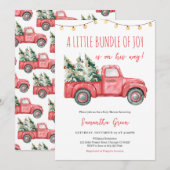 Een kleine bundel van Joy Baby shower Kaart (Voorkant / Achterkant)