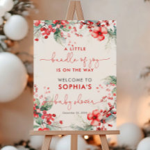 Een kleine bundel van Joy Baby shower welkom teken