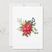 Een kleine bundel van Joy Christmas Baby shower Kaart (Achterkant)