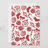 Een kleine bundel van Joy Christmas Baby shower Kaart (Achterkant)