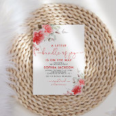 Een kleine bundel van Joy Christmas Baby shower Kaart