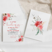 Een kleine bundel van Joy Christmas Baby shower Kaart