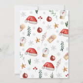 Een kleine bundel van Joy Christmas Baby shower Kaart (Achterkant)