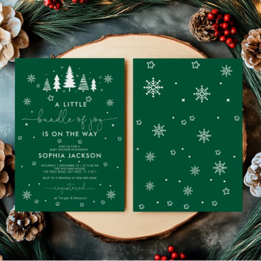 Een kleine bundel van Joy Minimalist Christmas Bab Kaart