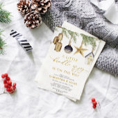 Een kleine bundel van Joy Winter Baby shower Kaart