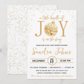 Een kleine bundel van vreugde is op de weg Baby sh Kaart (Voorkant / Achterkant)