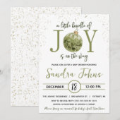 Een kleine bundel van vreugde is op de weg Baby sh Kaart (Voorkant / Achterkant)