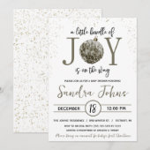 Een kleine bundel van vreugde is op de weg Baby sh Kaart (Voorkant / Achterkant)