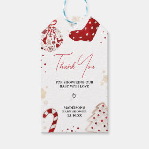 Een kleine bundel van vreugde Kerstmis Favor Tags Cadeaulabel