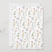 Een kleine Bunny Easter Baby shower Uitnodiging (Achterkant)