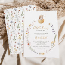 Een kleine Bunny Easter Baby shower Uitnodiging
