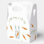 Een kleine Bunny is onderweg! Baby Shower Bedankdoosjes (Geopend)