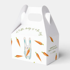 Een kleine Bunny is onderweg! Baby Shower Bedankdoosjes