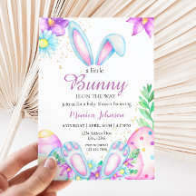 Een kleine Bunny is onderweg Baby shower