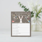 Een kleine bunny wil Baby (Staand voorkant)