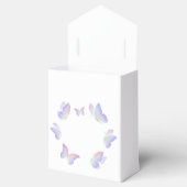 Een kleine Butterfly is op weg naar Baby shower Bedankdoosjes (Geopend)