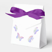 Een kleine Butterfly is op weg naar Baby shower Bedankdoosjes (Voorkant Zijde)