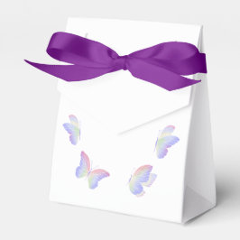 Een kleine Butterfly is op weg naar Baby shower Bedankdoosjes