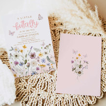 Een kleine Butterfly is op weg naar Baby shower