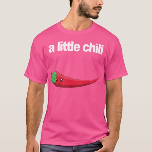 Een kleine chili kawaii peper t-shirt (Voorkant)