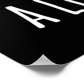 Een kleine Corny Funny Baby Corn Pun Dark BG Poster (Hoek)