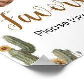 Een kleine cowboy Baby shower gunsten Poster (Hoek)