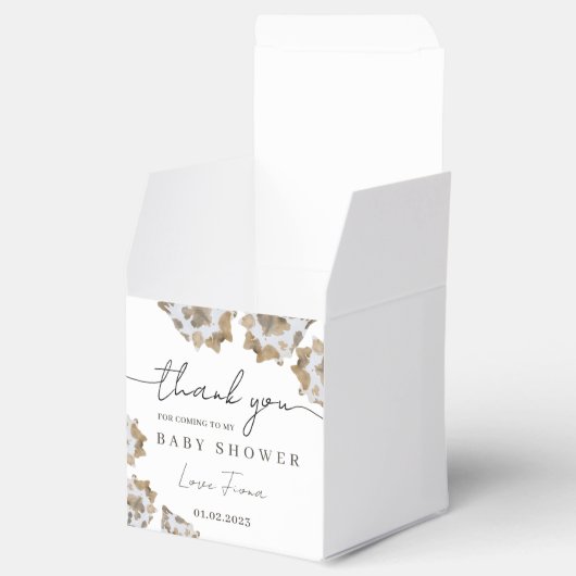 Een kleine cowboy is onderweg bedankdoosjes (Geopend)