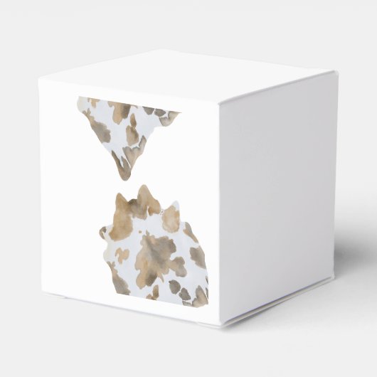 Een kleine cowboy is onderweg bedankdoosjes (Achterkant)