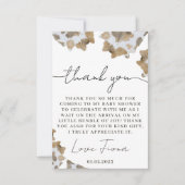 Een kleine cowboy is onderweg bedankkaart (Voorkant)