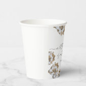 Een kleine cowboy is onderweg papieren bekers (Rechts)