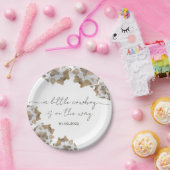 Een kleine cowboy is onderweg papieren bordje (Feest)