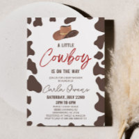 Een kleine cowboy is onderweg! Rodeo-Baby shower