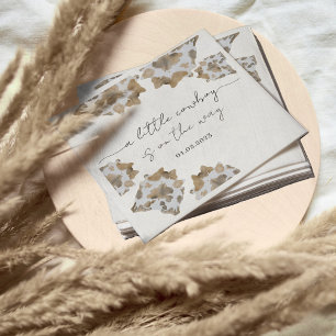 Een kleine cowboy is onderweg servet