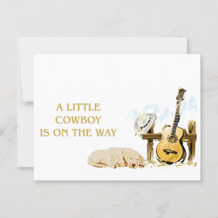 Een Kleine Cowboy Is Op Komst Ansichtkaart Briefkaart