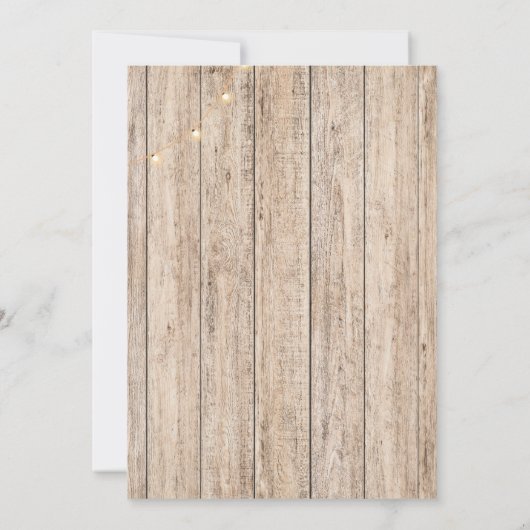 Een Kleine Cowboy Is Op Weg Bleu Geel Western Kaart (Achterkant)