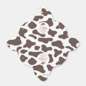 Een kleine Cowboy Koe Boy Rodeo Western Baby showe Bedankdoosjes (Uitgevouwen)