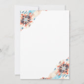 Een kleine cowboy rustiek Western Baby shower Kaart (Achterkant)