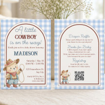 Een kleine cowboy-teddybeer alles-in-één baby show