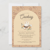 Een kleine cowboy Western baby boy Baby shower Kaart (Voorkant)