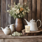 Een kleine cowboy Western baby boy Baby shower Papieren Bekers