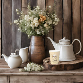 Een kleine cowboy Western baby boy Baby shower Papieren Bekers