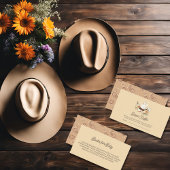 Een kleine cowboy Western Baby shower Informatiekaartje