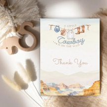 Een Kleine Cowboy Western Canyon Baby Shower