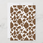 Een kleine Cowboy Westerne Baby shower uitnodiging (Achterkant)