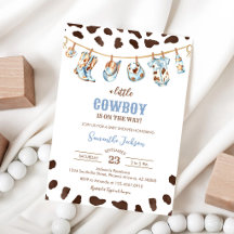 Een Kleine Cowboy Wild West Rodeo Baby Shower