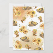 Een kleine cowboylaarzen Baby shower uitnodiging (Achterkant)