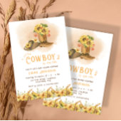 Een kleine cowboylaarzen Baby shower uitnodiging