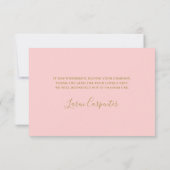 Een kleine Cowgirl Baby shower dank je kaart (Achterkant)